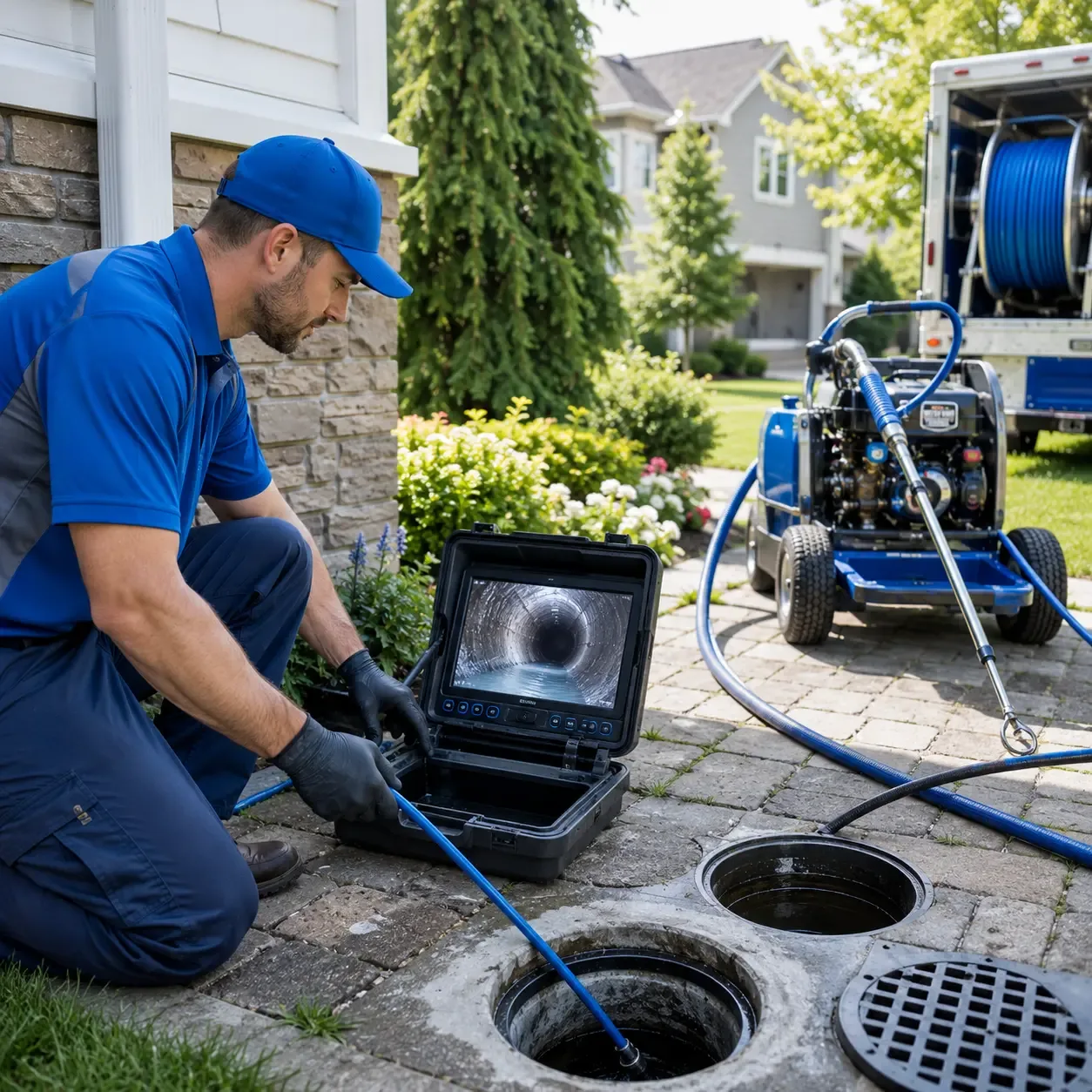 Outdoor drain cleaning professionals serving Caldwell, OH