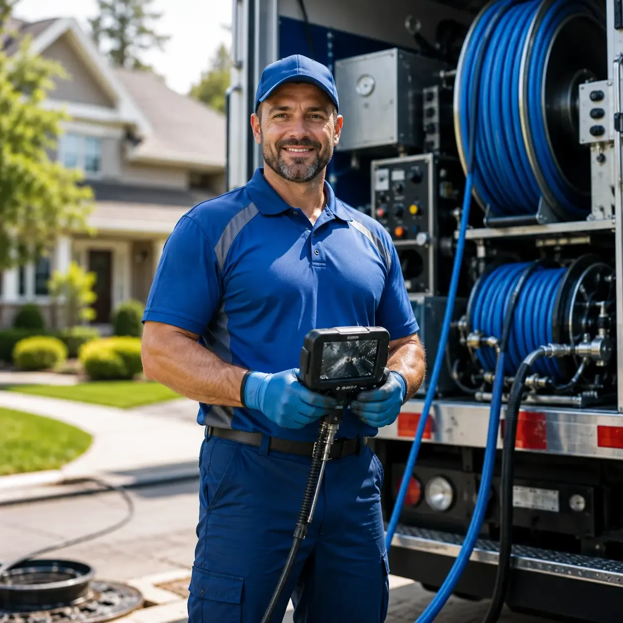Local outdoor drain cleaning specialists in Caldwell, OH